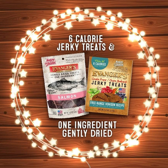 Evanger's Nothing But Natural Free-Range Venison Recipe Jerky Dog Treats (4.5 oz)