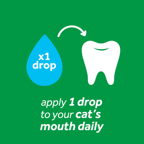 TropiClean Fresh Breath No Brushing Clean Teeth Dental & Oral Care Gel for Cats (2-oz)