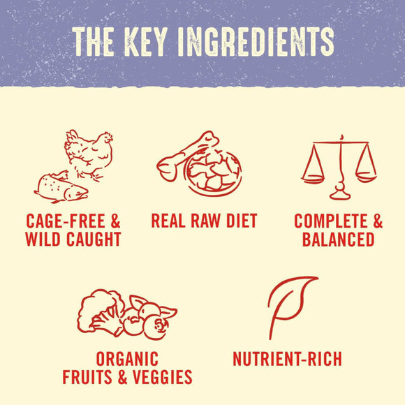 Stella & Chewy's Perfectly Puppy Chicken & Salmon Dinner Patties Freeze-Dried Raw Food (5.5 oz)