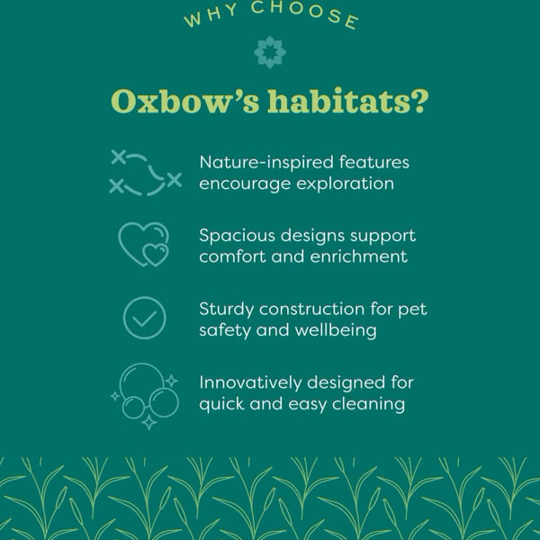 Oxbow Enriched Life Habitat with Play Yard for Small Animals