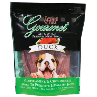 Loving Pets Gourmet Meat Duck Dog Treat - 6oz.