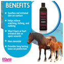 EQyss Groming Products Micro-Tek Maximum Strength Skin Care Gel For Horse (16 oz)