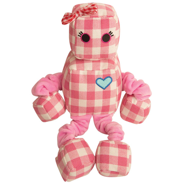 Snugarooz Rosie the Robot Durable Plush Dog Toy (13")