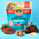 Brutus Broth Bone Broth Biscuits Beef Recipe Dog Treats (8 oz)