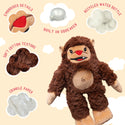 Snugarooz Billy the Big Foot Plush Dog Toy