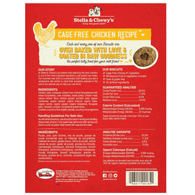 Stella & Chewy's Raw Coated Biscuits Cage-Free Chicken Recipe Crunchy Dog Treats (9 oz)