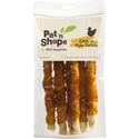 Pet 'n Shape Chik 'n Hide Twists Chicken Wrapped Rawhide Treats For Dogs