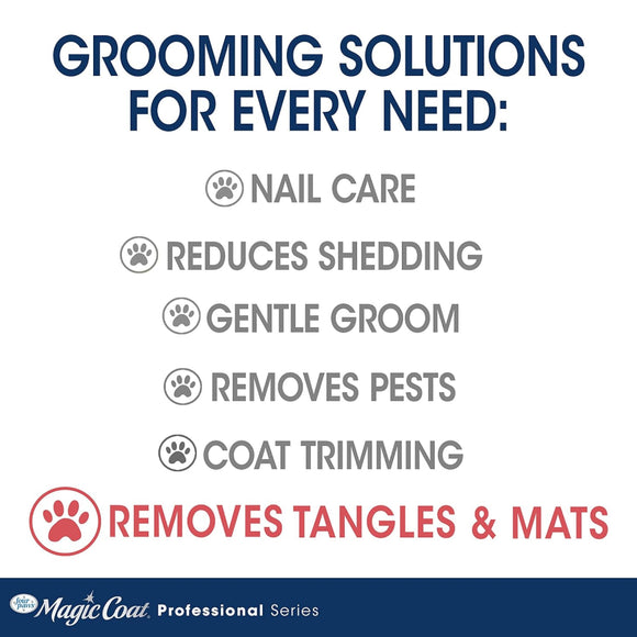 Four Paws Magic Coat Professional Series Mat Removing Rake Comb For Dog