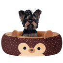 Squishmallows Plush Bolster Pet Bed -Hans the Hedgehog