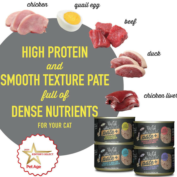 Tiki cat pate after dark is high in protein and full of dense nutrients