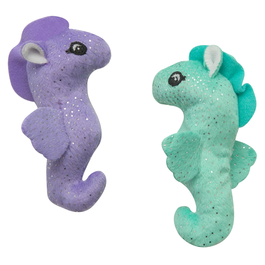 Snugarooz Kitty Seahorse with Catnip Cat Toy (2 Pack)