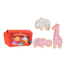 BARK Animal Squeakers Snacks Multi-Part Squeaky Plush Dog Toy- X-Small/Small