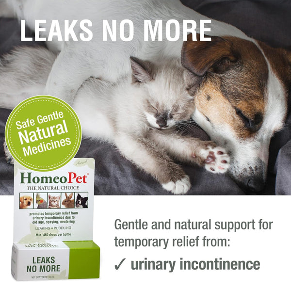 HomeoPet Leaks No More For Pets (15 ml)