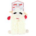 Multipet Lamb Chop Squeaker Mat Plush Dog Toy 9"