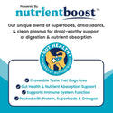 Powered by nutrientboost, this dog food enhancer also provides immune support for dogs. 