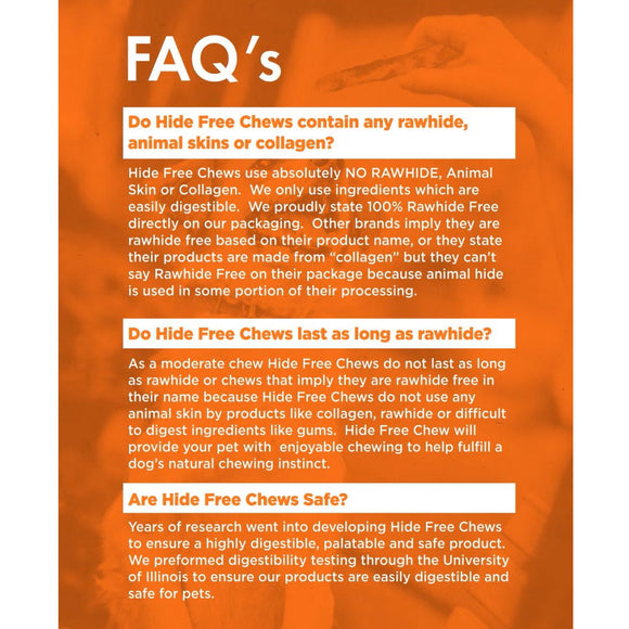 Canine Naturals Hide Free Peanut Butter Flavor Rolls Dog Treats (2 Medium Rolls)