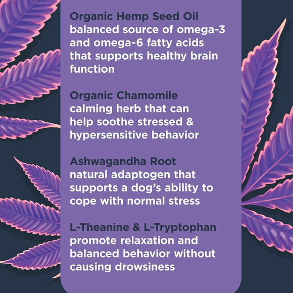 Nulo Functional Calming Soft Chew Supplements for Dogs (90 chews)