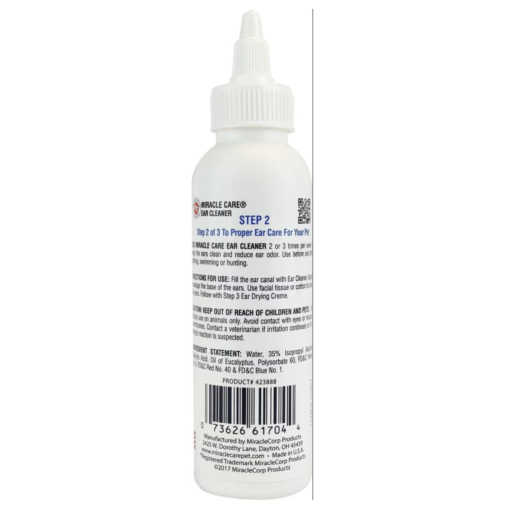 Miracle Care Ear Cleaner for Dogs Step 2