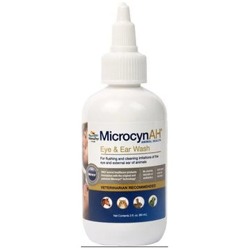 MicrocynAH Ear & Eye Wash For Pets (3 oz)