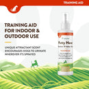 NaturVet Potty Here Training Aid Spray for Indoor & Outdoor Use (8 oz)
