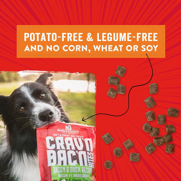 Stella & Chewy's Crav'n Bac'n Bites Bacon & Beef Recipe Dog Treats (8.25 oz)