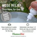 HomeoPet Avian Nose Relief For Poulty & Birds (15 ml)