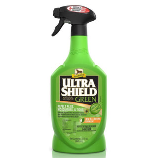 Absorbine Ultrashield Green Natural Fly Repellent For Horses (32 oz)