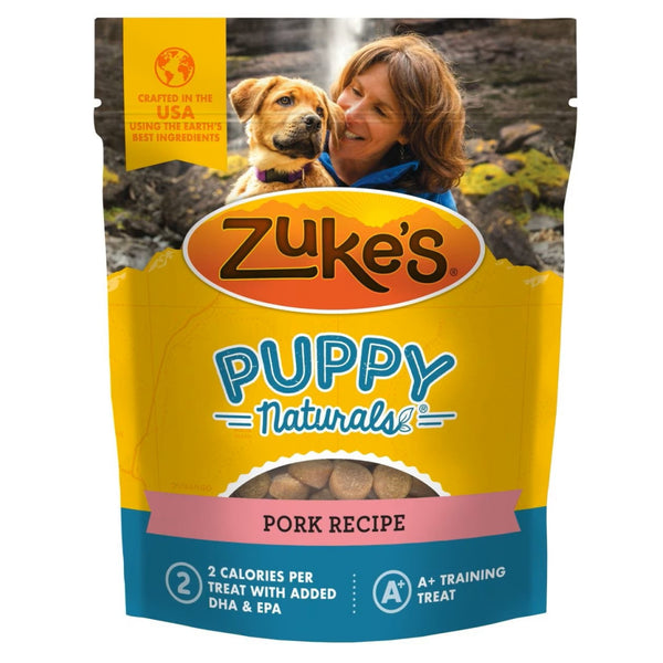 Zuke's Puppy Naturals Pork & Chickpea Recipe Grain-Free Treats for Puppies (5 oz)