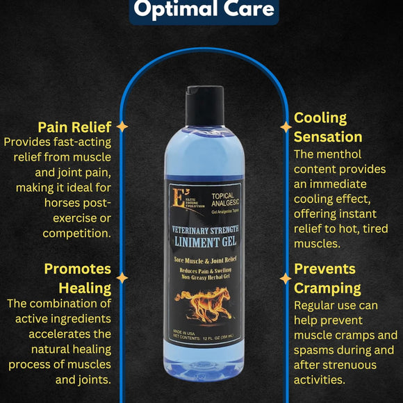 E3 Liniment Gel for Horses (12 oz)