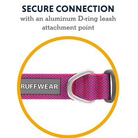 Ruffwear Hi & Light Dog Collar- Alpenglow Pink