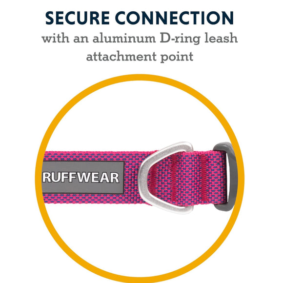 Ruffwear Hi & Light Dog Collar- Alpenglow Pink
