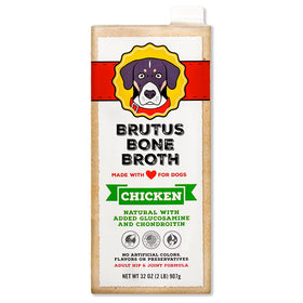 Brutus Broth Chicken Bone Broth Hip & Joint Formula with Glucosamine for Dogs (32 oz)