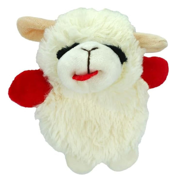 MultiPet Mini Lamb Chop Crinkle Dog Toy 6" (X-Small)