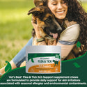 Vet's Best Flea & Tick Itch Support Supplement for Dogs (60 soft chews)