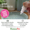 HomeoPet Feline UTI+ Urinary-Tract Support for Cats (15 ml)