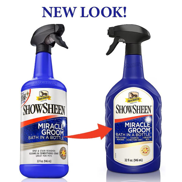 Absorbine Showsheen Miracle Groom Bathing Spray For Horses (32 oz)