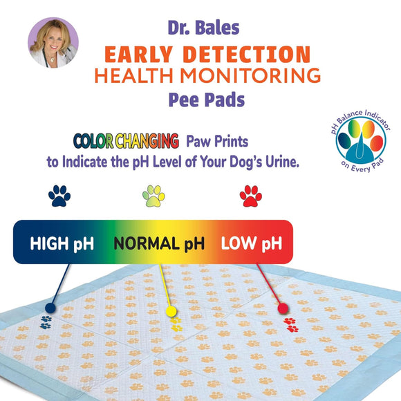 Dr. Bales Early Detection Health Monitoring Pee Pads for Dogs (22in x 22in)
