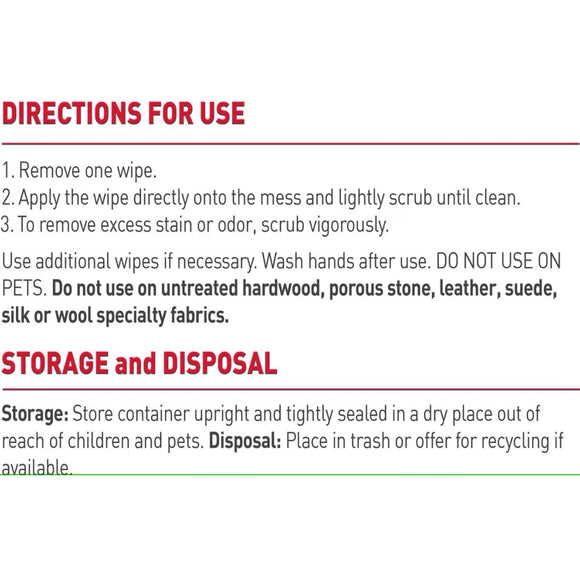 Nature's Miracle Litter Box Scrubbing Wipes (30 ct)