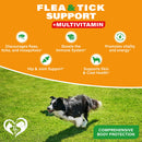 Beloved Pets Natural Flea & Tick Support + Multivitamin Chicken Flavored Soft Chews for Dogs (10 oz)