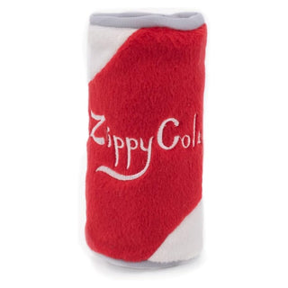 Zippy Paws Squeakie Can Zippy Cola Squeaky Plush Toy For Dog Toy (Small)