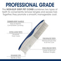 Four Paws Magic Coat Professional Series Non-Slip Grip Comb For Pets