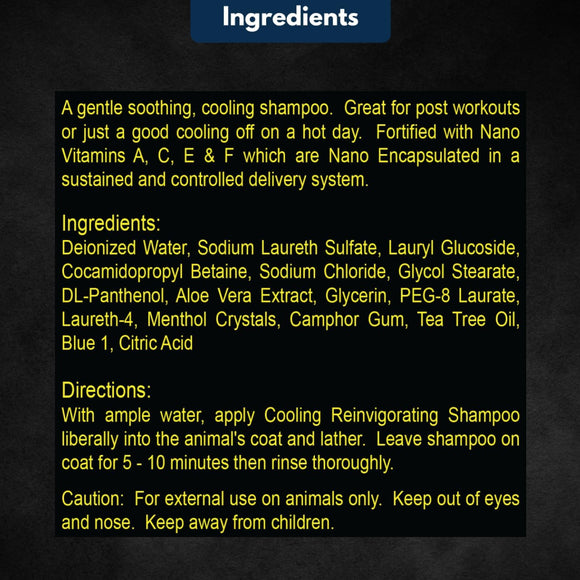 E3 Cooling Rejuvenating Shampoo for Horses (32 oz)