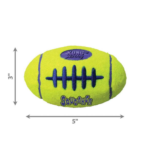 Kong AirDog Squeaker Football Toy For Dog (Medium Size)