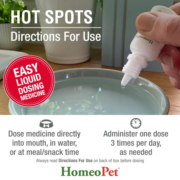 HomeoPet Hot Spots For Pets (15 ml)