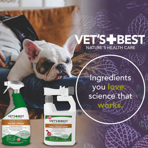 Vet's Best Flea & Tick Spot Treatment for Medium Dogs 16-40 lbs (4 doses)