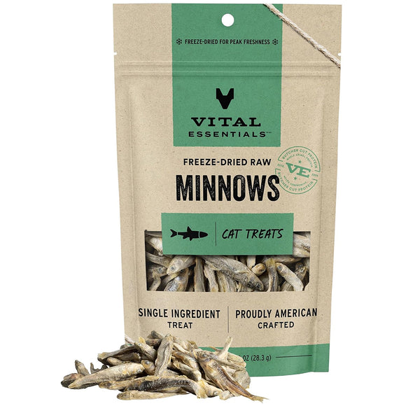 Vital Essentials Freeze-Dried Raw Minnows Treats For Cats