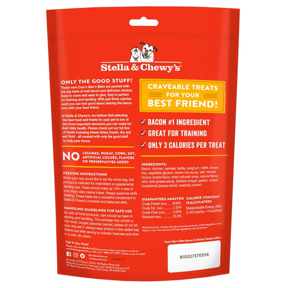 Stella & Chewy's Crav'n Bac'n Bites Bacon & Chicken Recipe Dog Treats (8.25 oz)