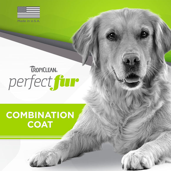 TropiClean PerfectFur Combination Coat Shampoo for Dogs (16 oz)