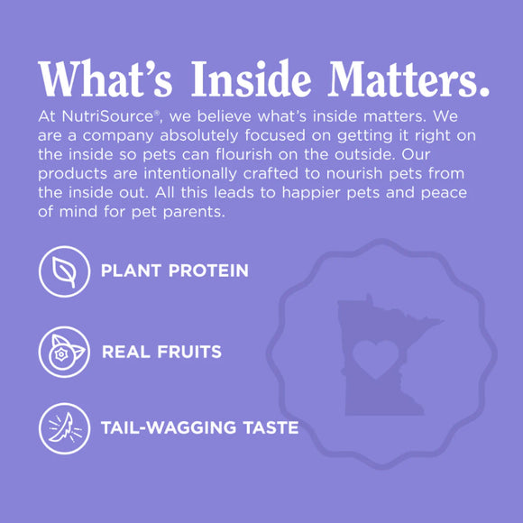 NutriSource Nutty Butter Bites with Peanut Butter & Apple Soft & Chewy Dogs Treats (6 oz)