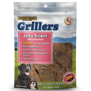 Savory Prime Girllers Salmon Jerky Tenders Treats For Dogs